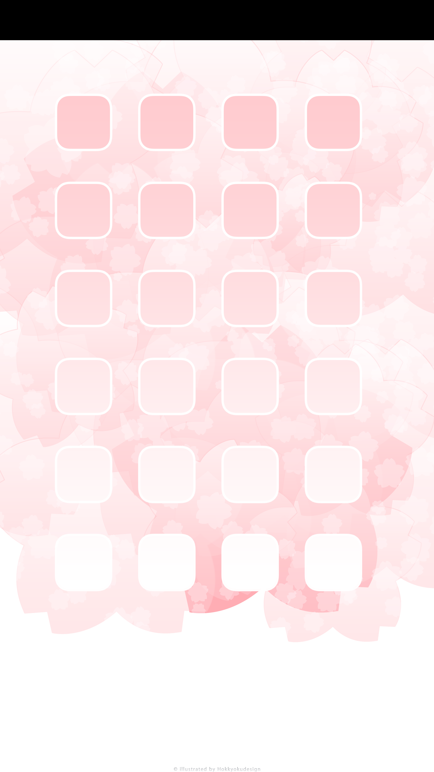 iPhone、Android用桜の壁紙