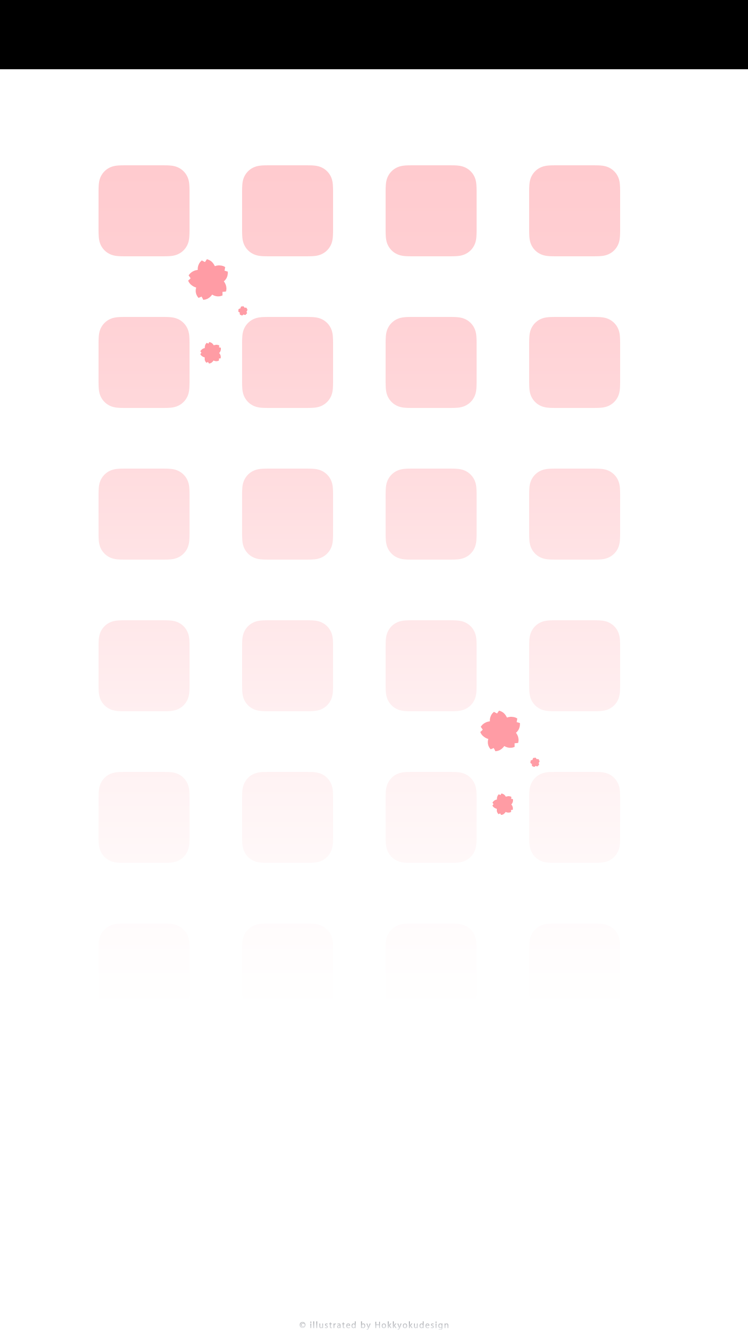 iPhone、Android用桜の壁紙