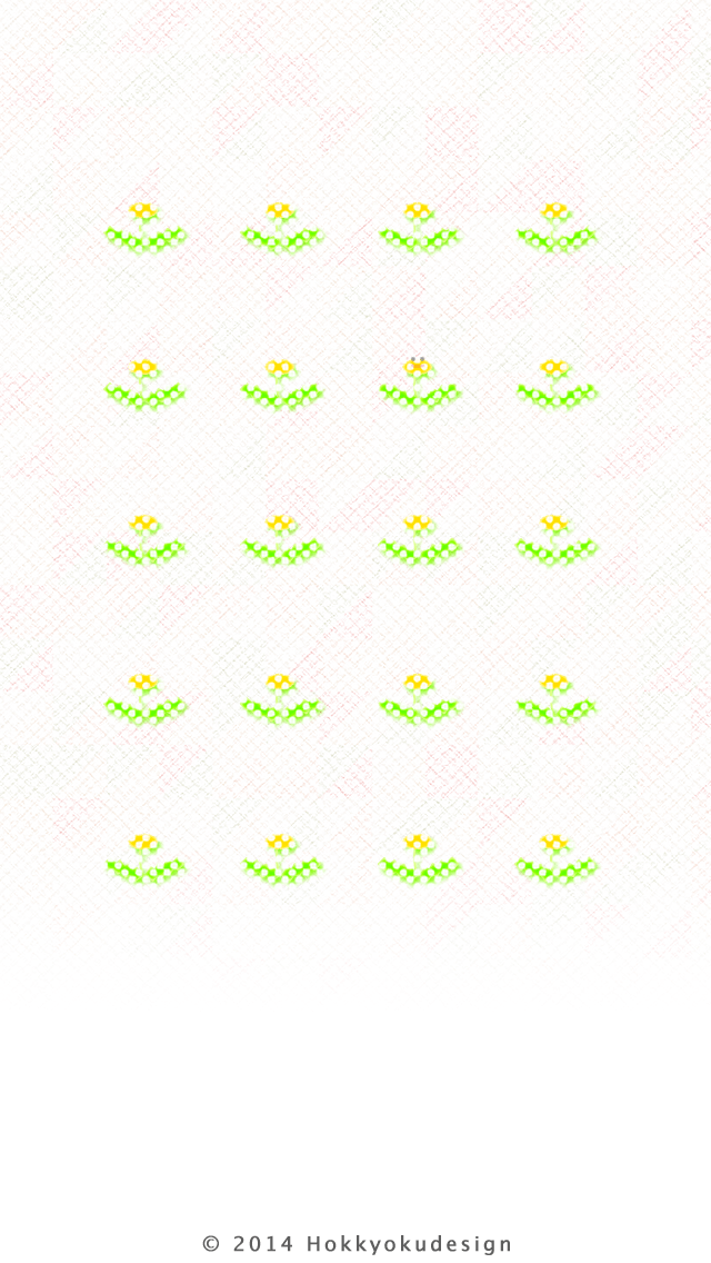 iPhone,iOS7 日本の壁紙　たんぽぽ　全面ハーフトーン壁紙