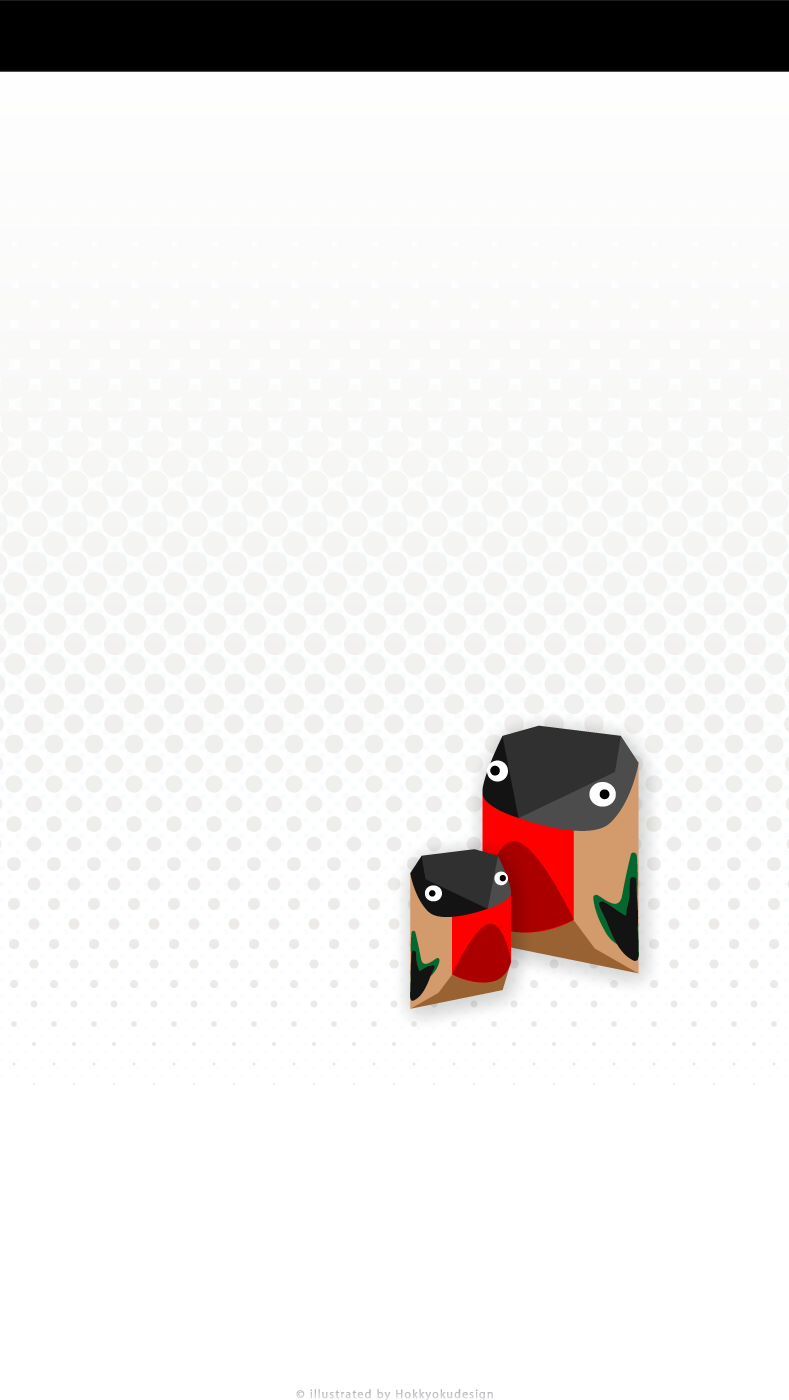 iPhone6用壁紙　鷽