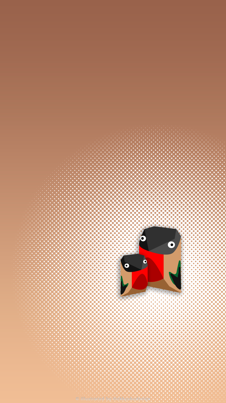 iPhone6用壁紙　鷽