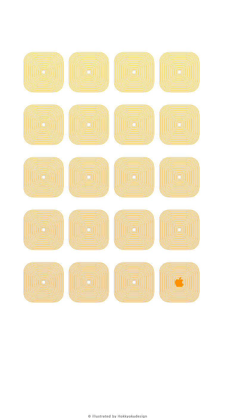 iPhone5,5s,5c 動く棚の壁紙