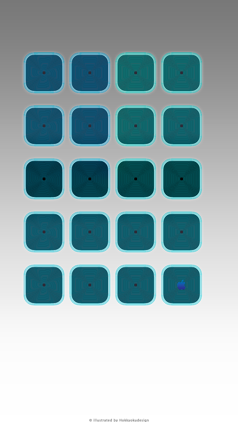 iPhone5,5s,5c 動く棚の壁紙