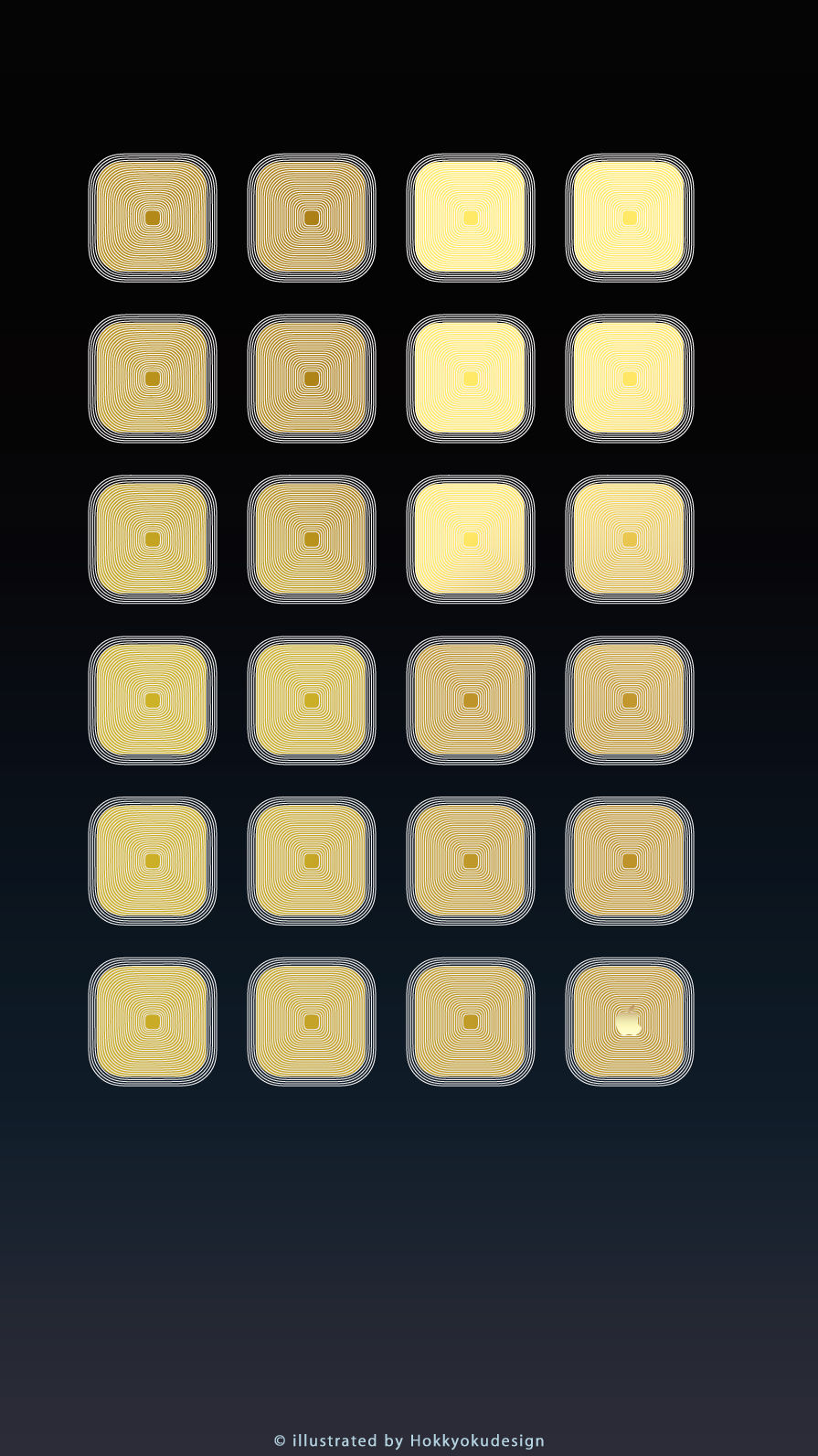 iPhone6 動く棚の壁紙