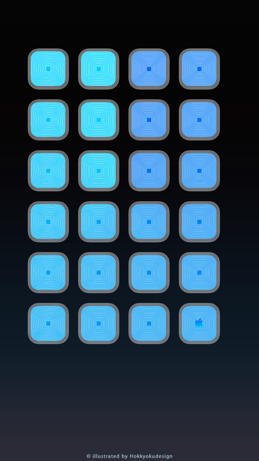 iPhone6 動く棚の壁紙