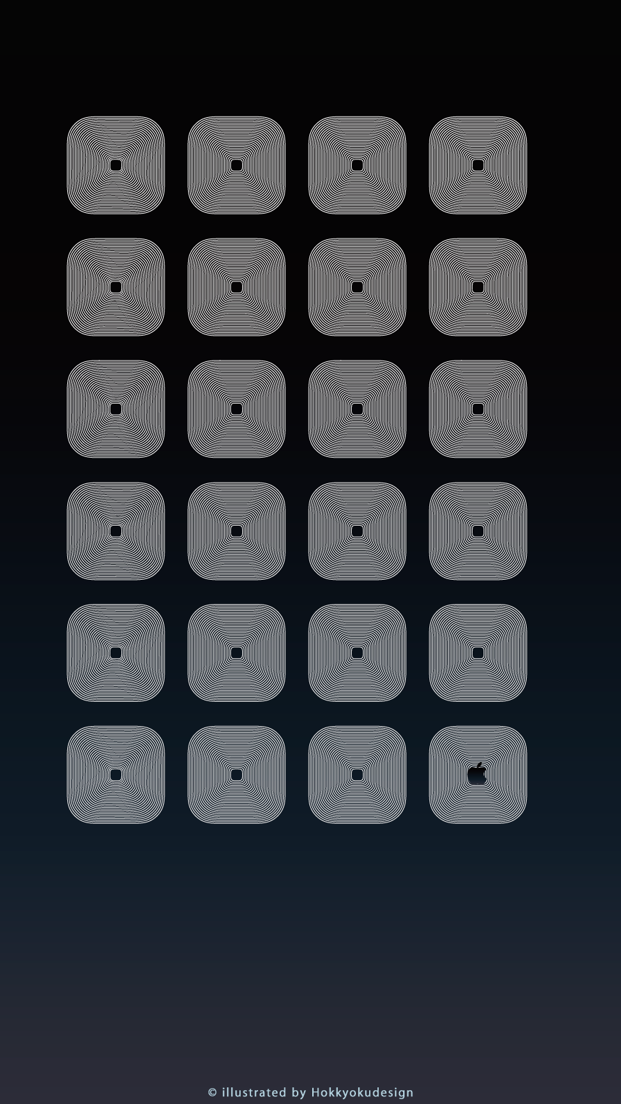 iPhone6 動く棚の壁紙