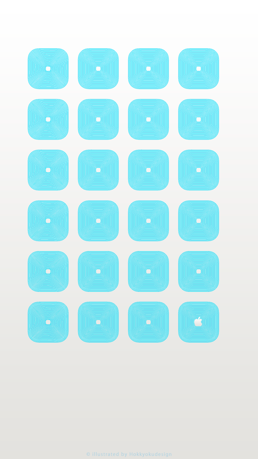 iPhone6 動く棚の壁紙