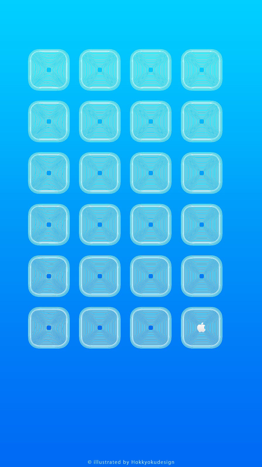 iPhone6 動く棚の壁紙