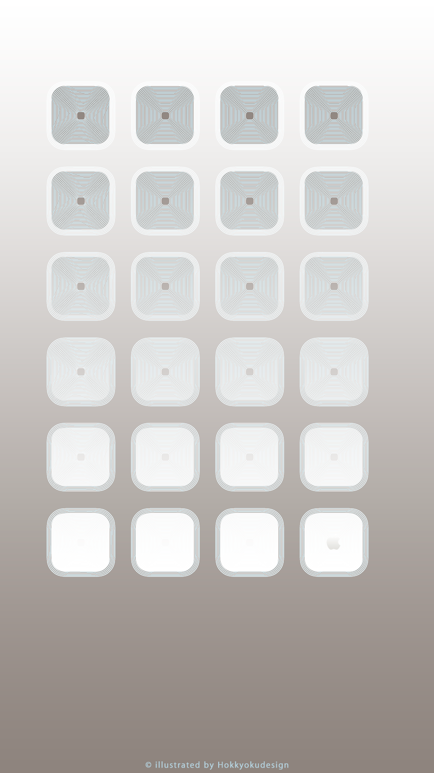 iPhone6 動く棚の壁紙