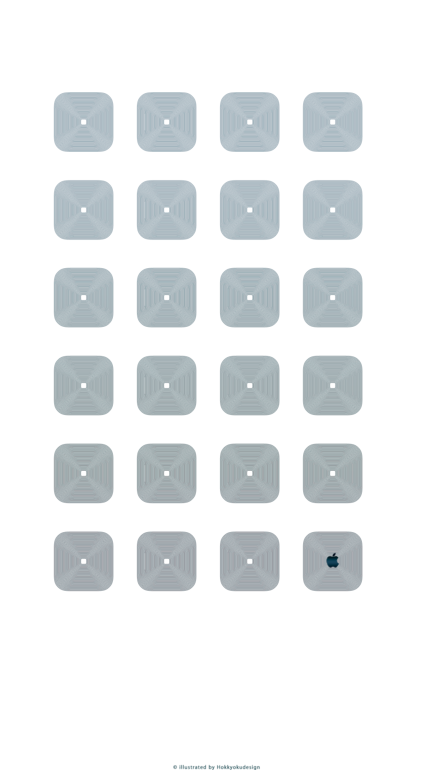 iPhone6Plus 動く棚の壁紙