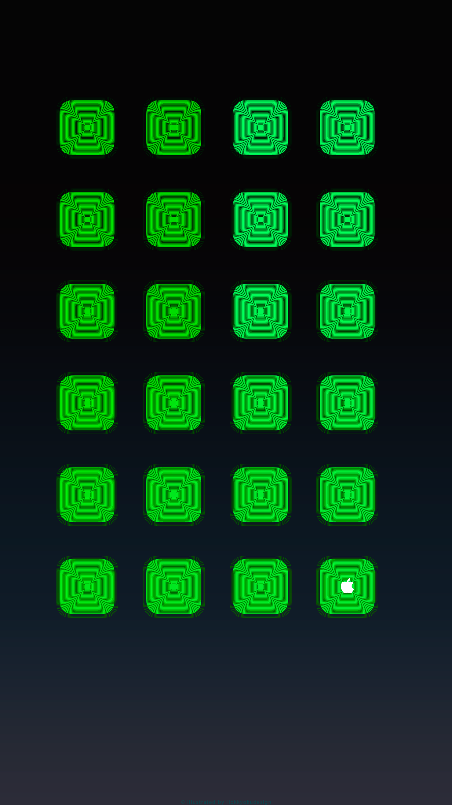 iPhone6Plus 動く棚の壁紙