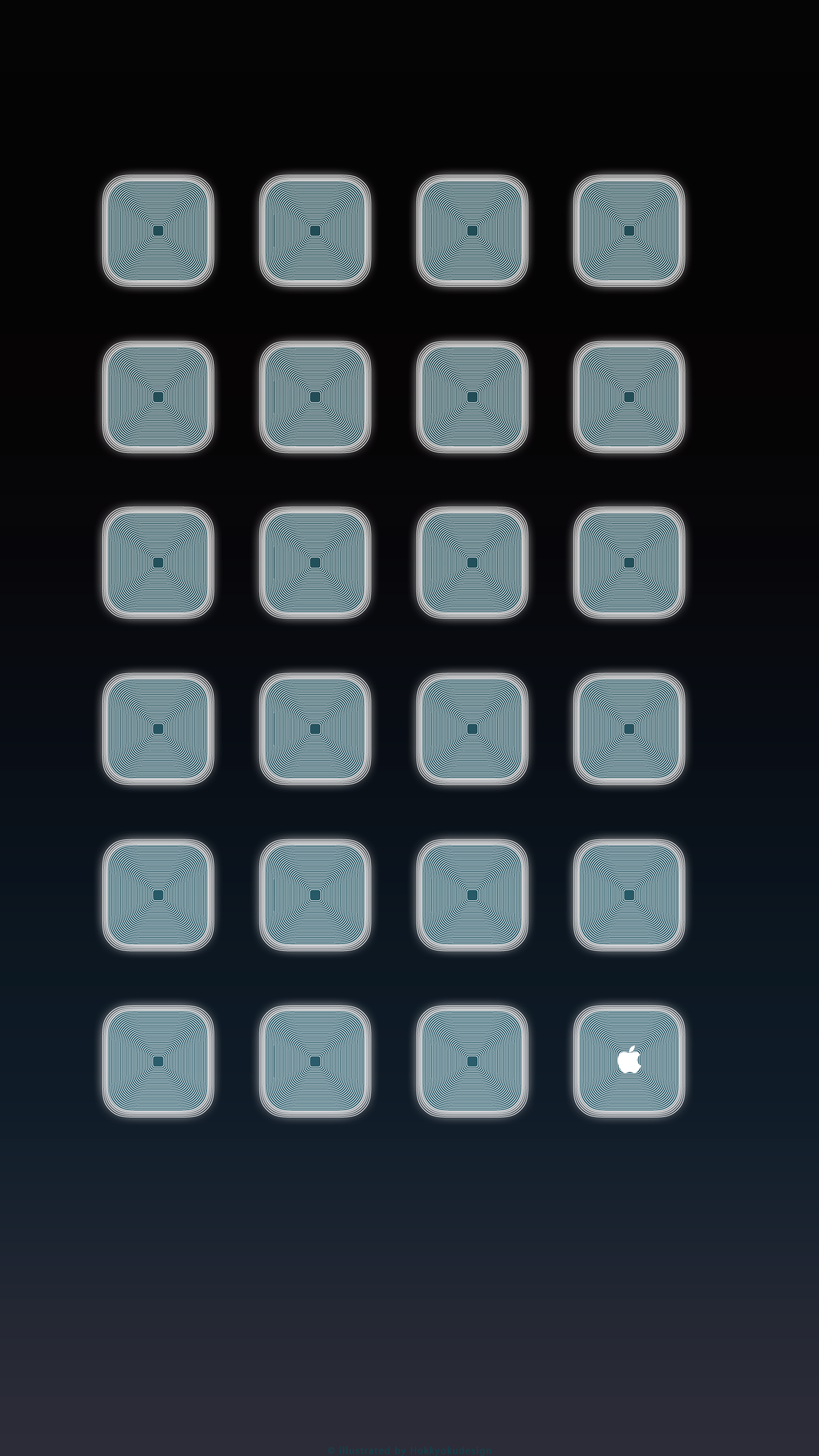 iPhone6Plus 動く棚の壁紙