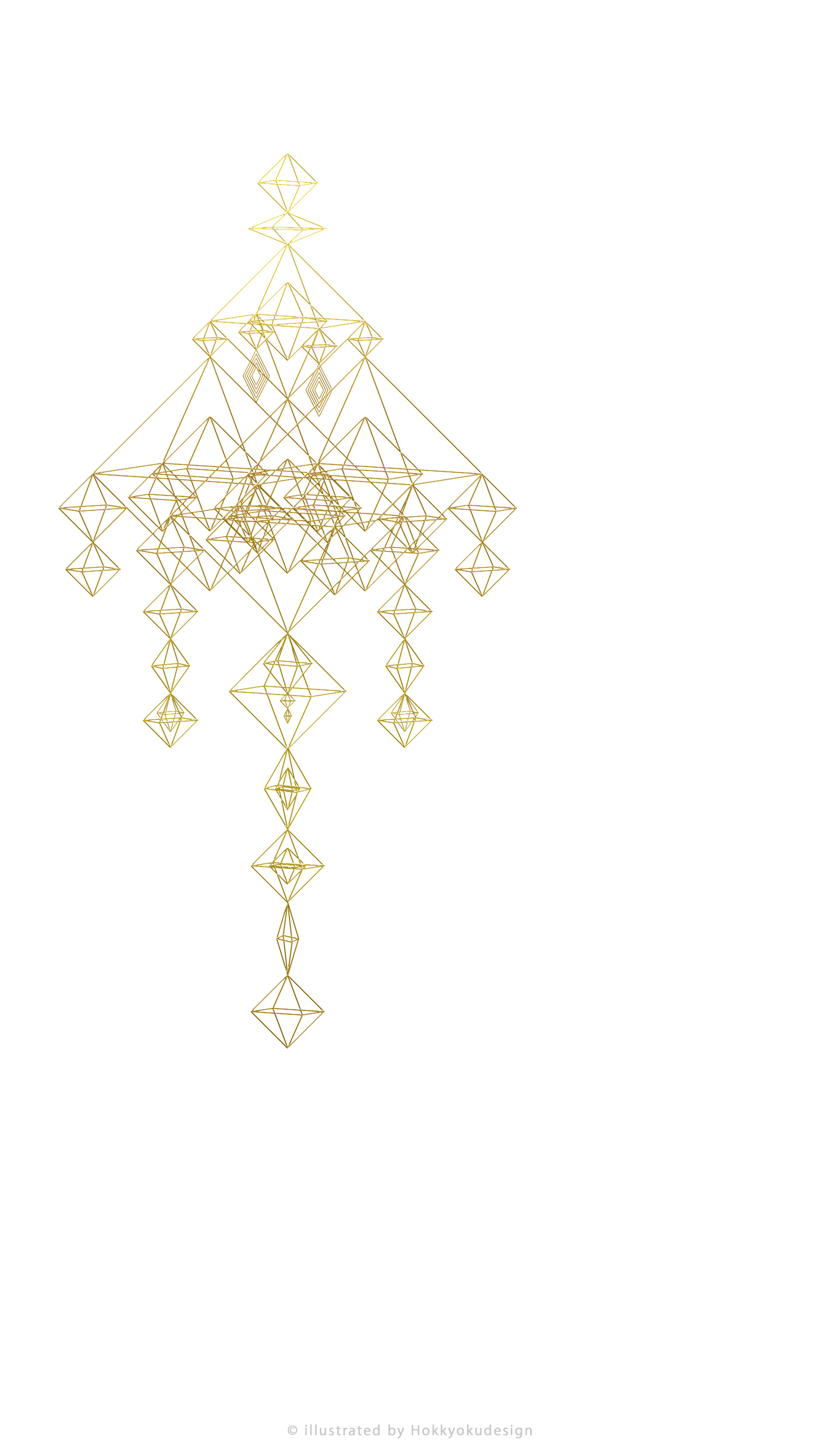 iPhone6 クリスマス　ヒンメリの壁紙