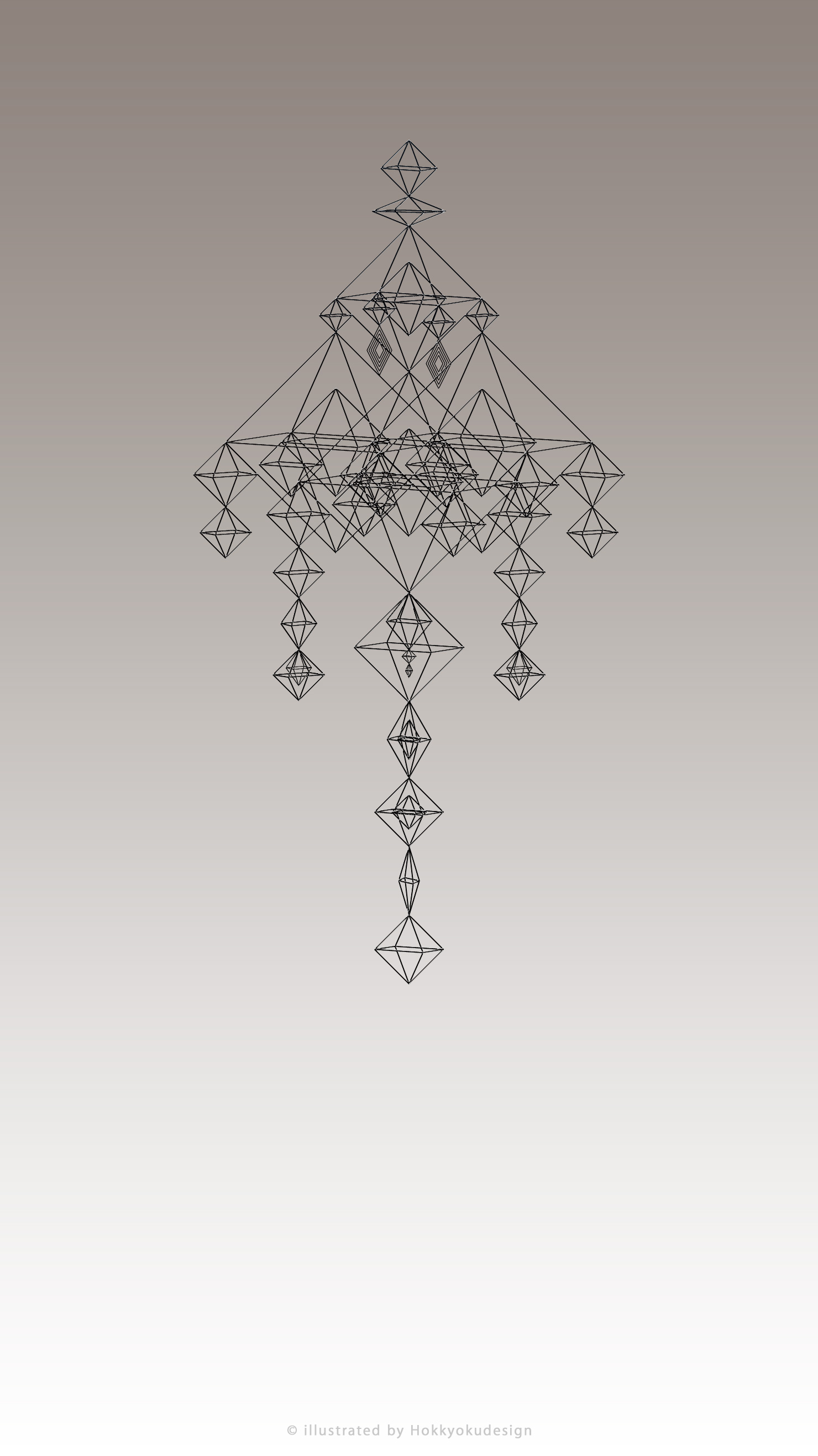 iPhone6 クリスマス　ヒンメリの壁紙