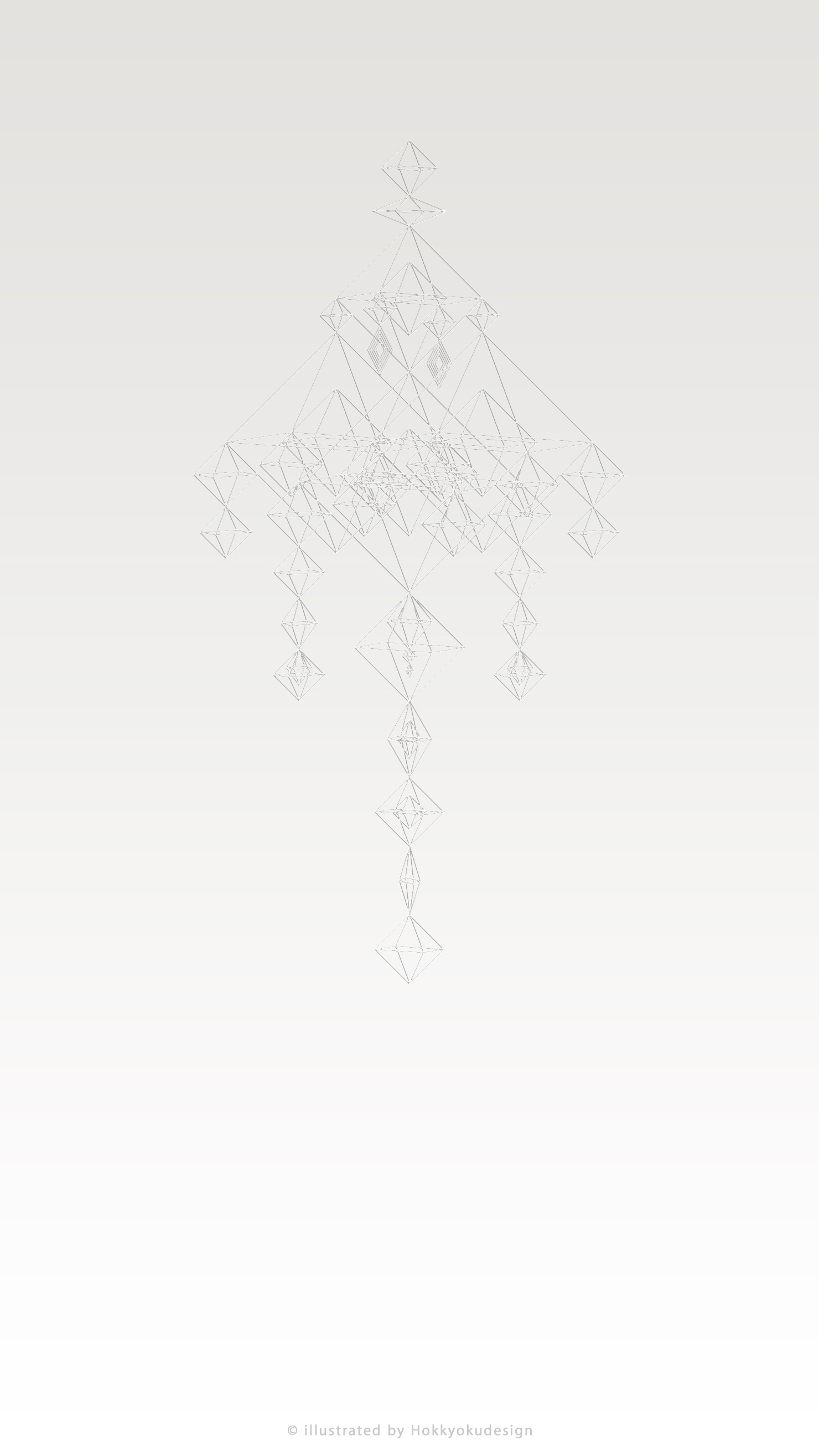 iPhone6 クリスマス　ヒンメリの壁紙