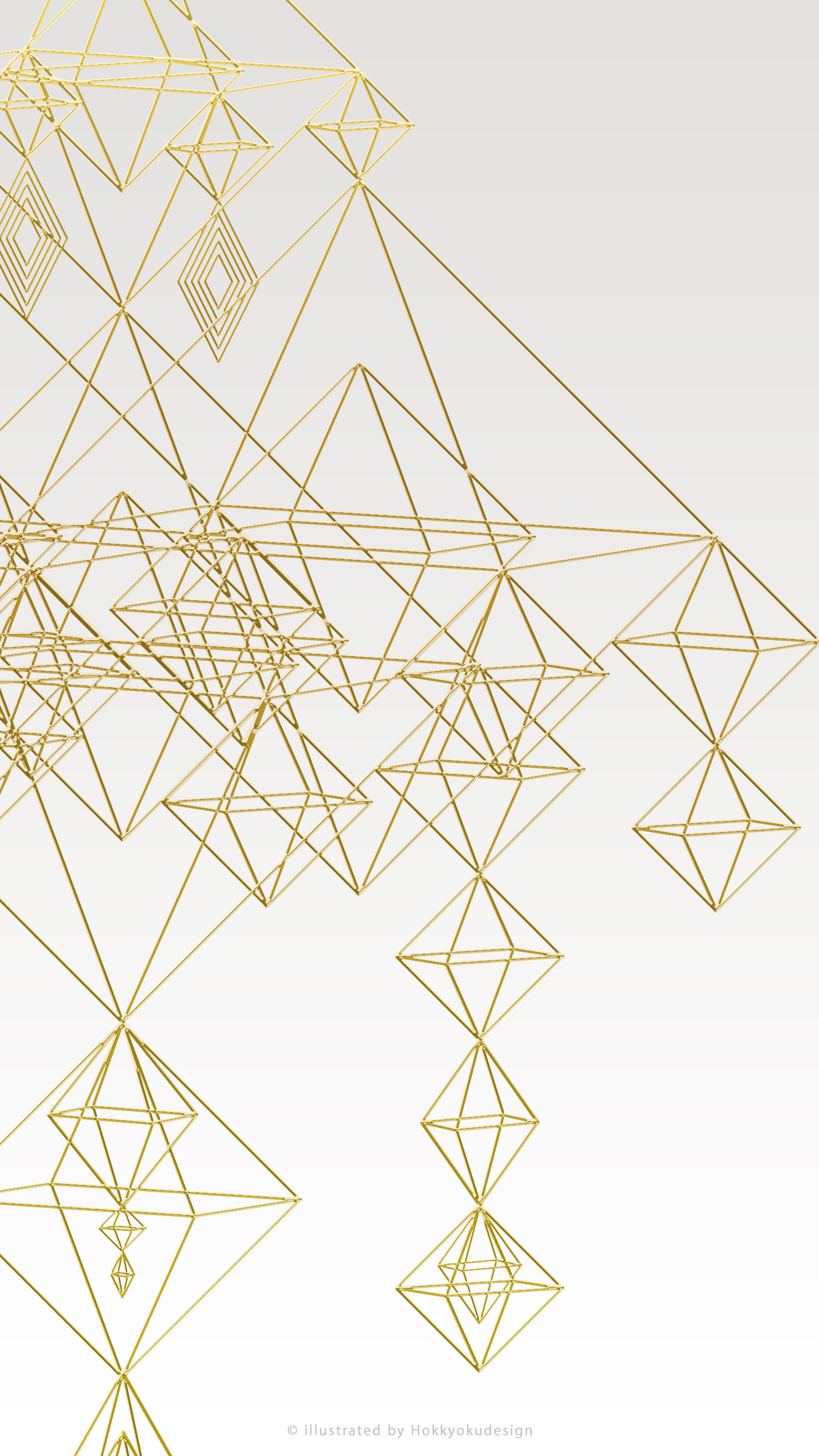 iPhone6 クリスマス　ヒンメリの壁紙