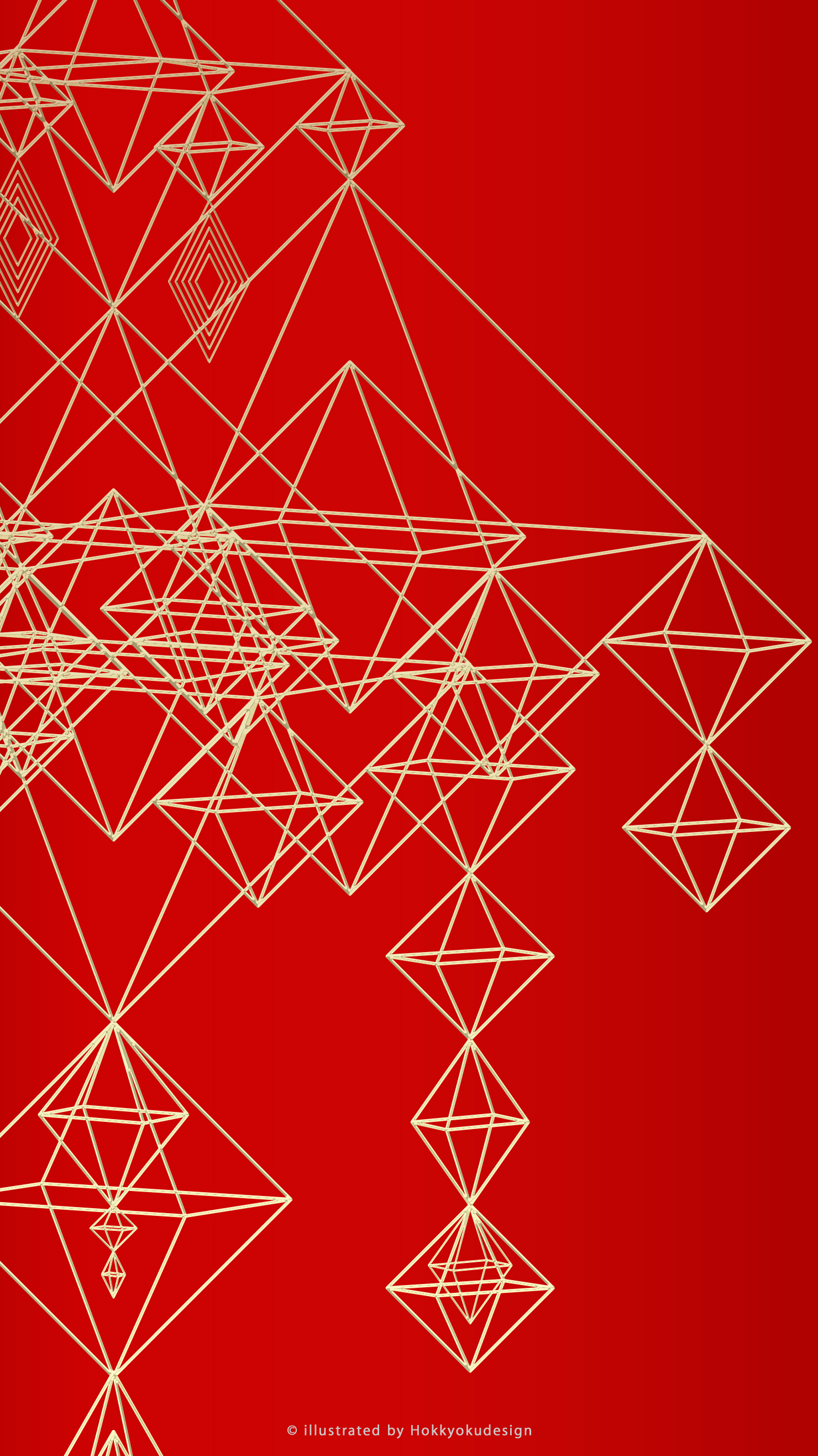 iPhone6 クリスマス　ヒンメリの壁紙