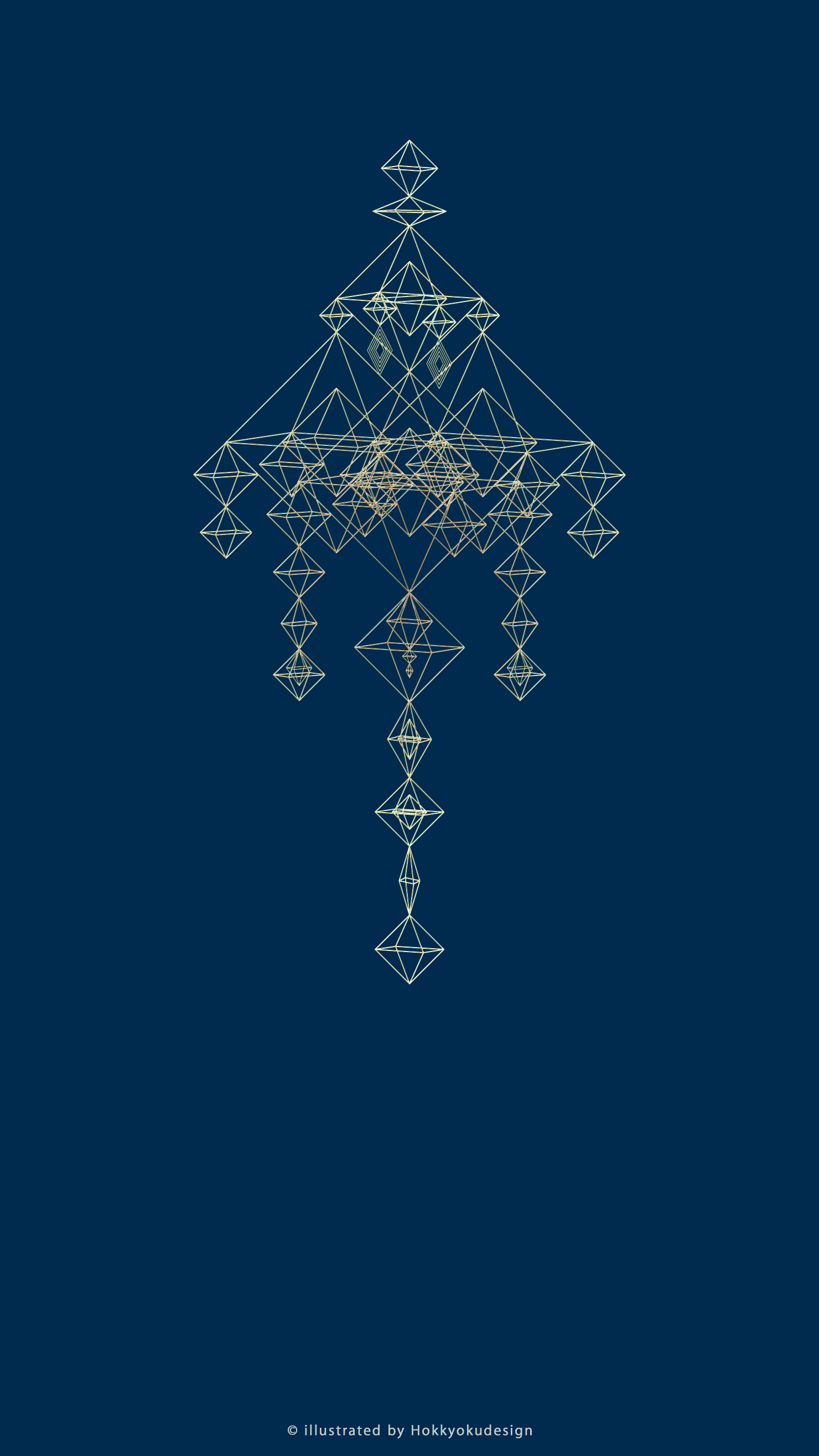 iPhone6 クリスマス　ヒンメリの壁紙