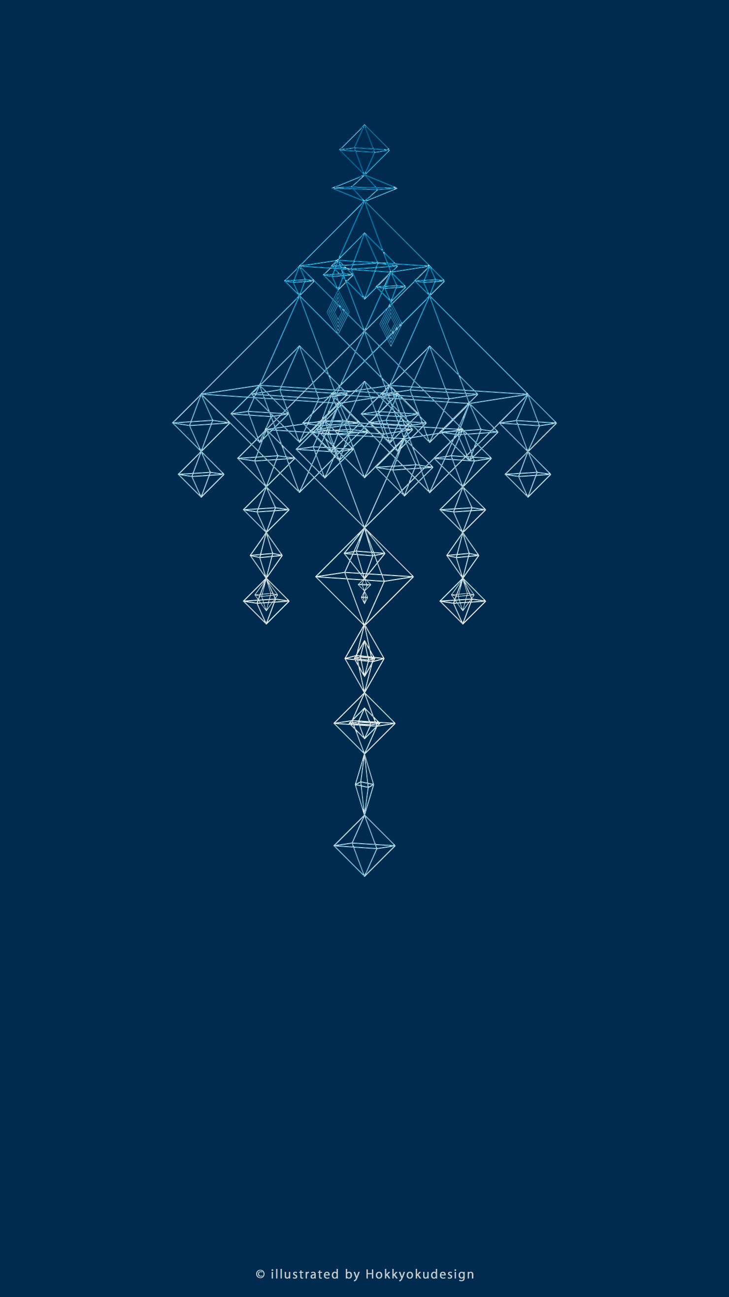 iPhone6 クリスマス　ヒンメリの壁紙