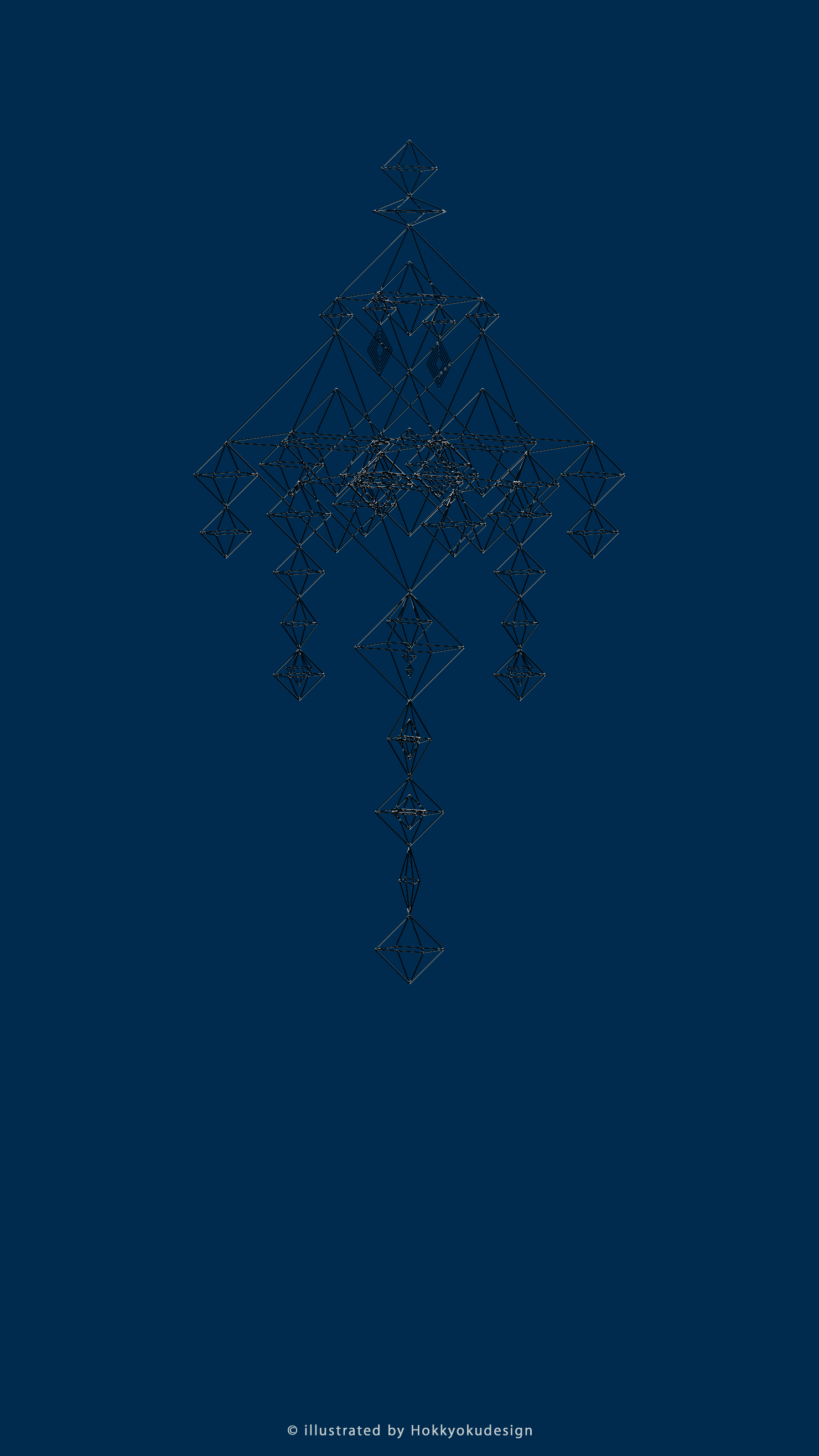 iPhone6 クリスマス　ヒンメリの壁紙