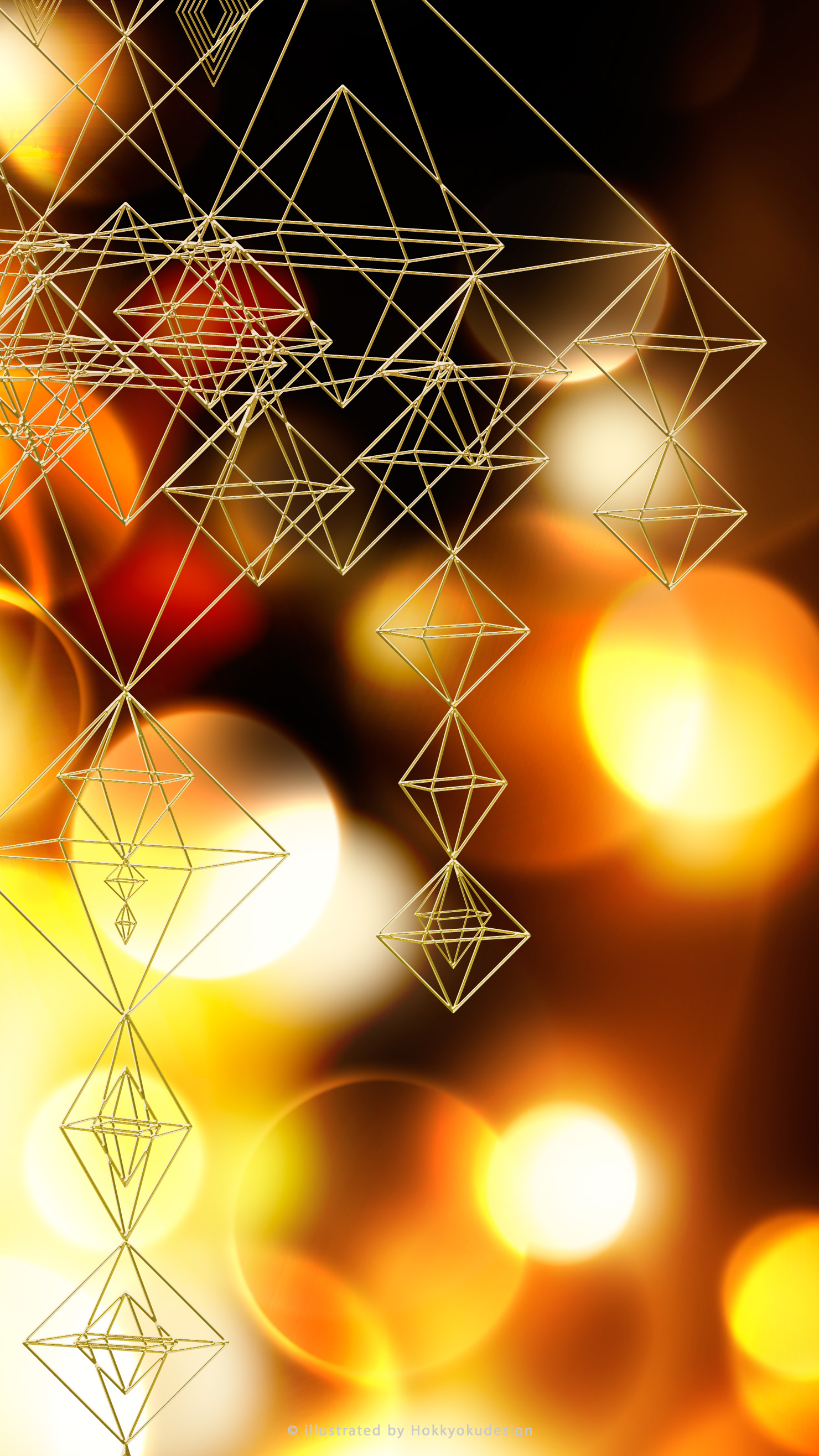 iPhone6 クリスマス　ヒンメリの壁紙