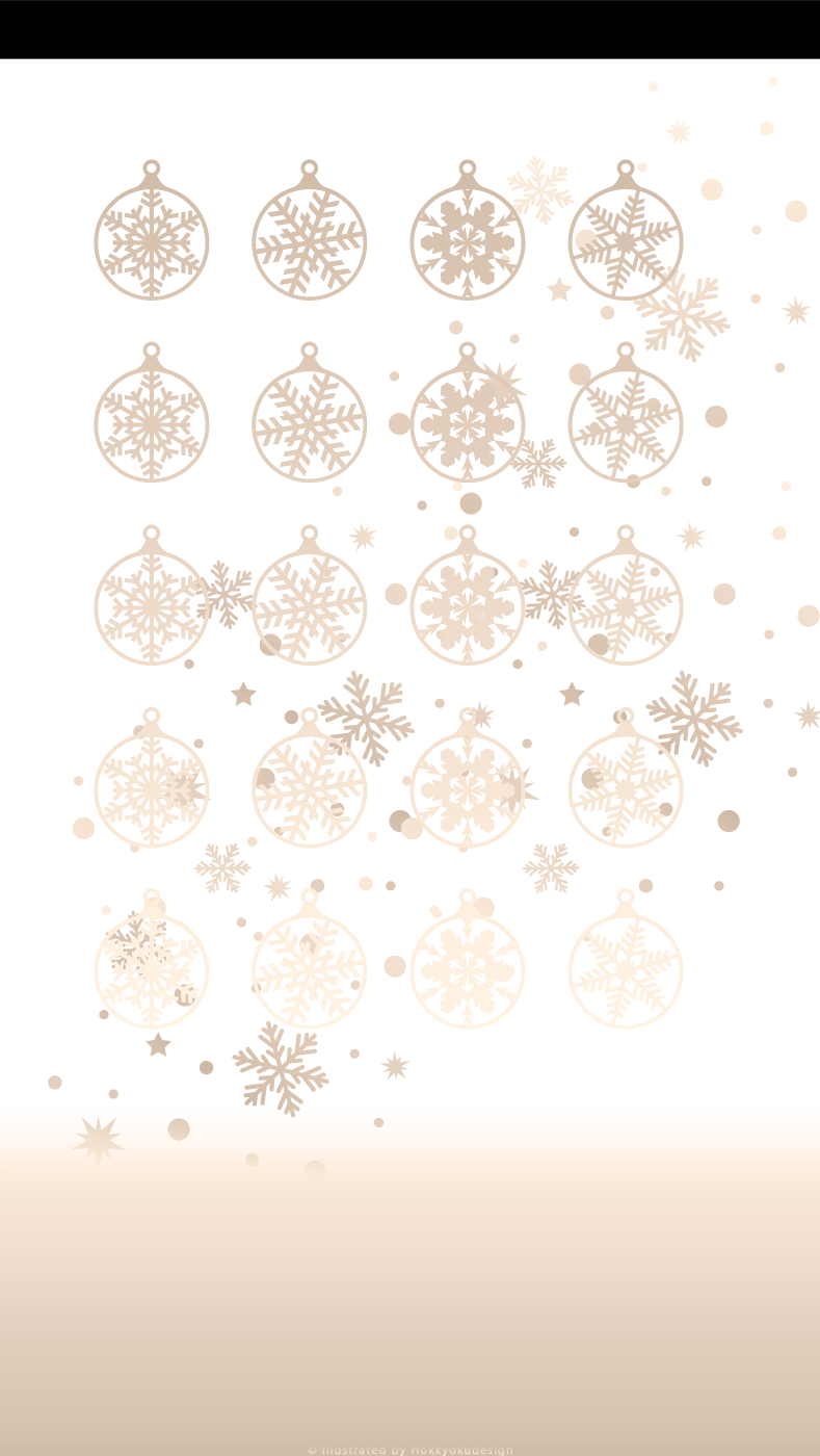 iPhone5,5s,5c クリスマス棚の壁紙