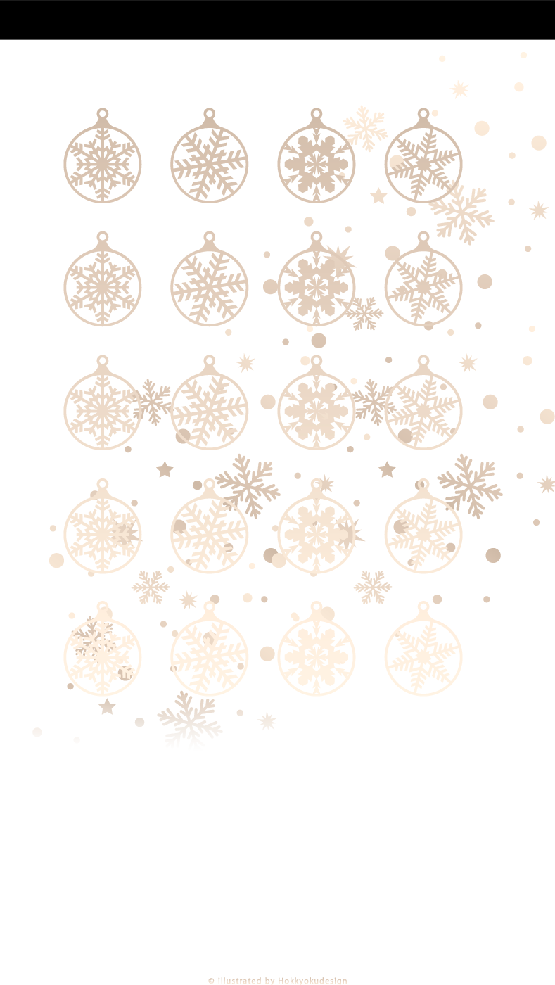 iPhone5,5s,5c クリスマス棚の壁紙