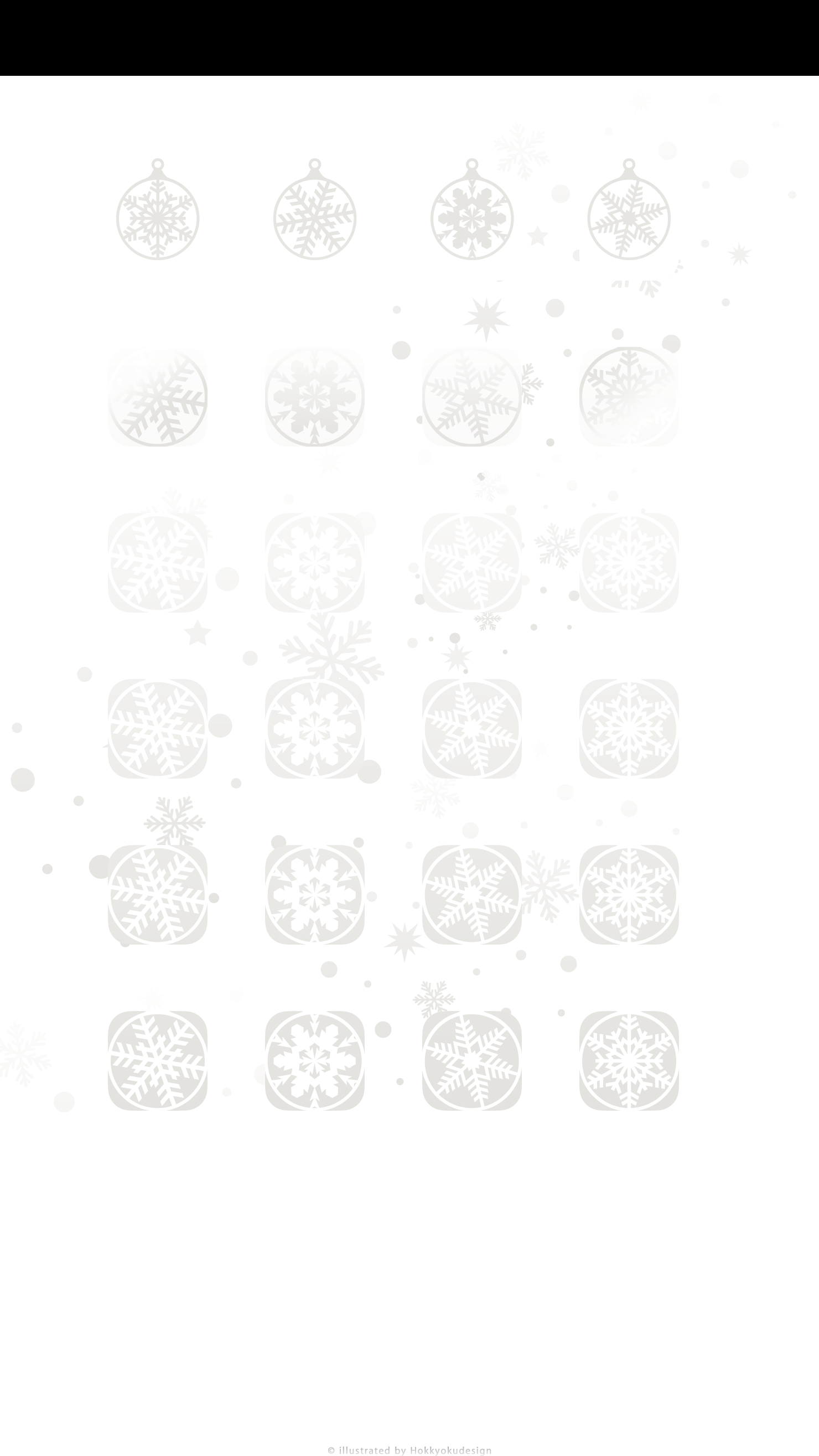 iPhone6 クリスマス棚の壁紙