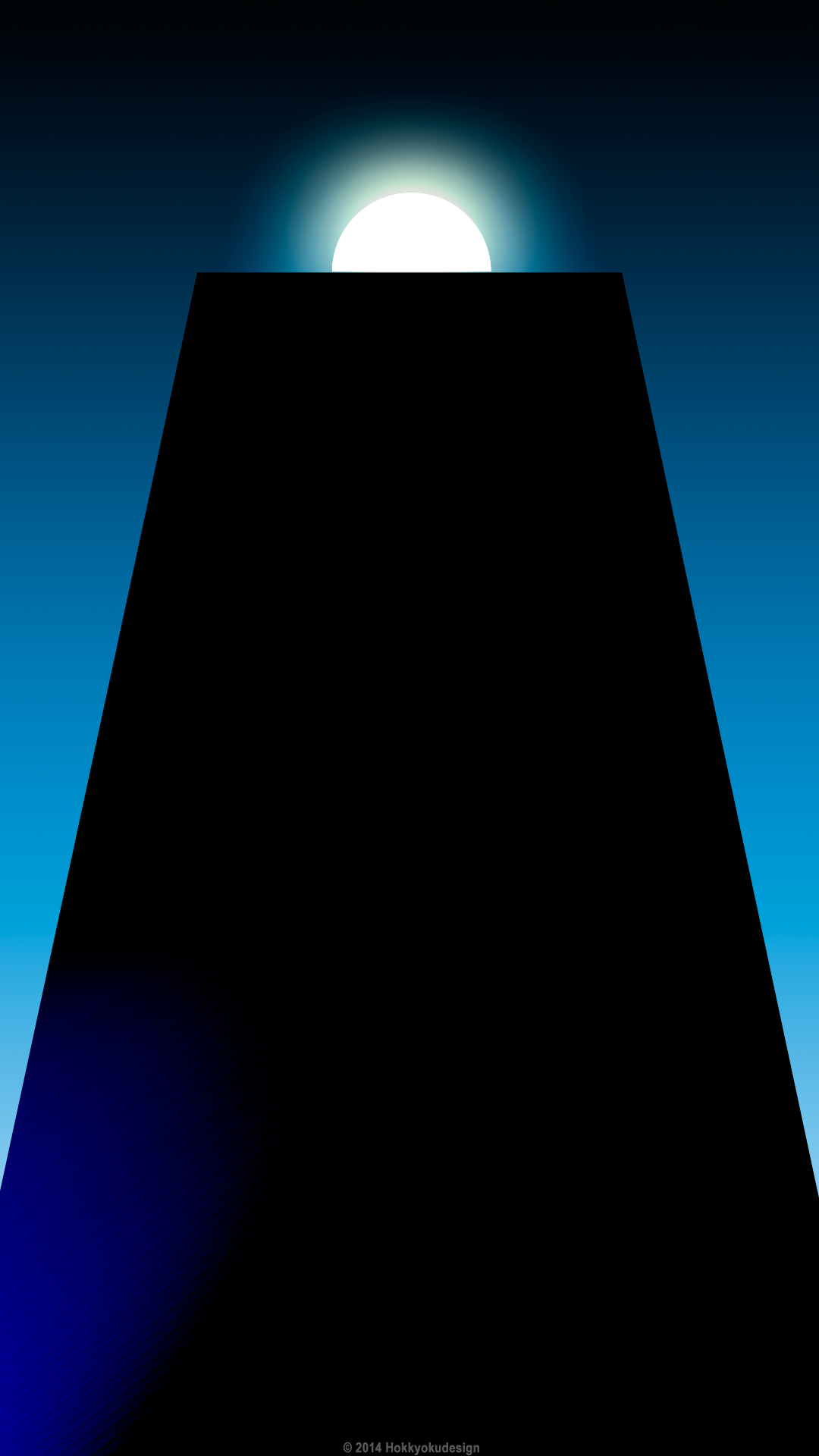 宇宙の壁紙　モノリス