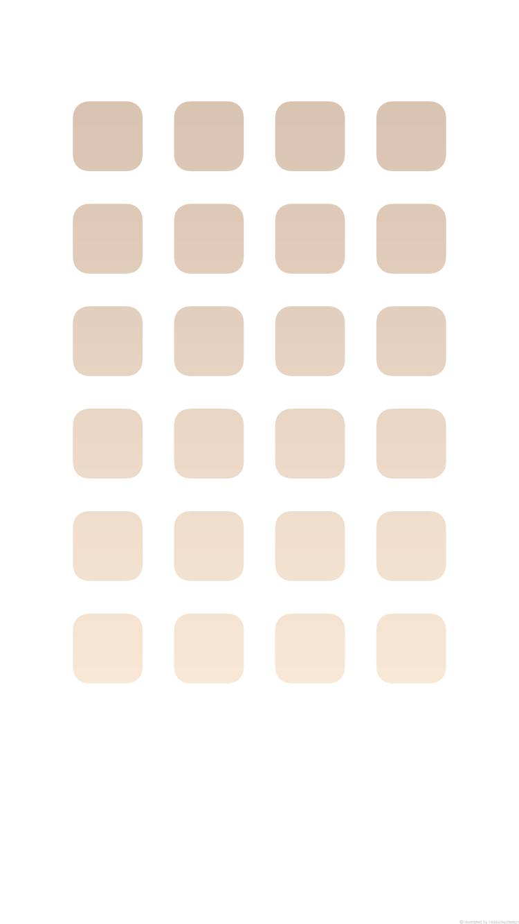 iPhone6 動く棚の壁紙ゴールド