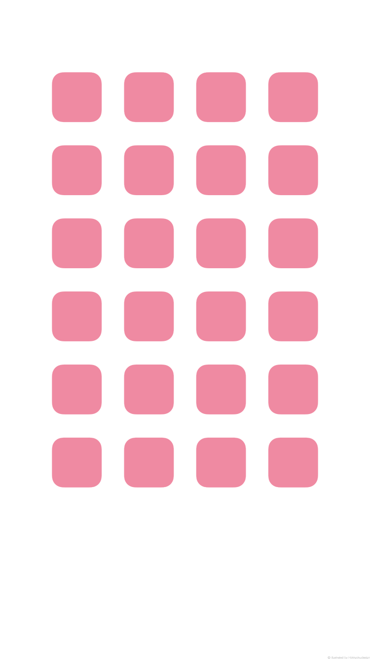 iPhone6 動く棚の壁紙ピンク