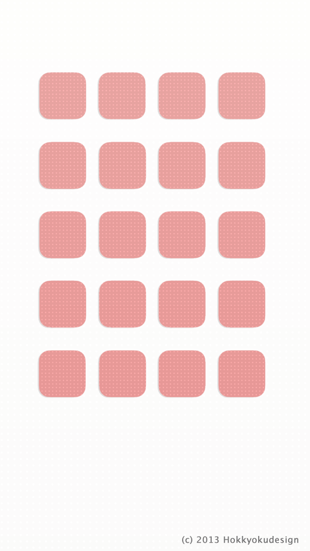 iPhone / Android用壁紙 スペシャル 和風 小紋ピンク