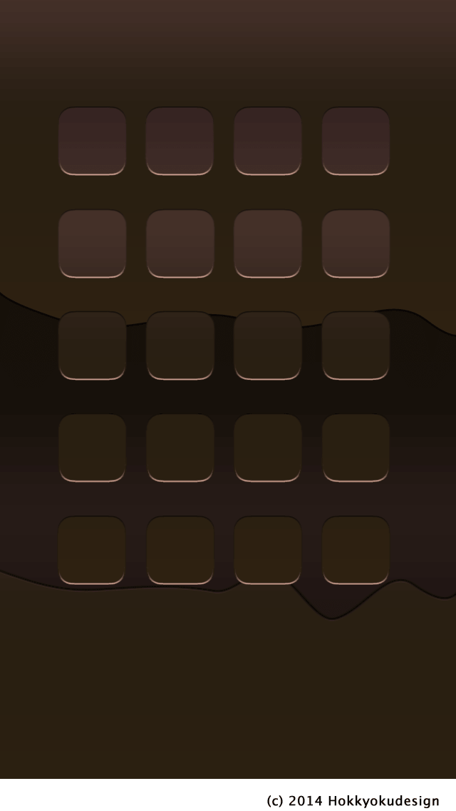 iPhoneチョコレート壁紙