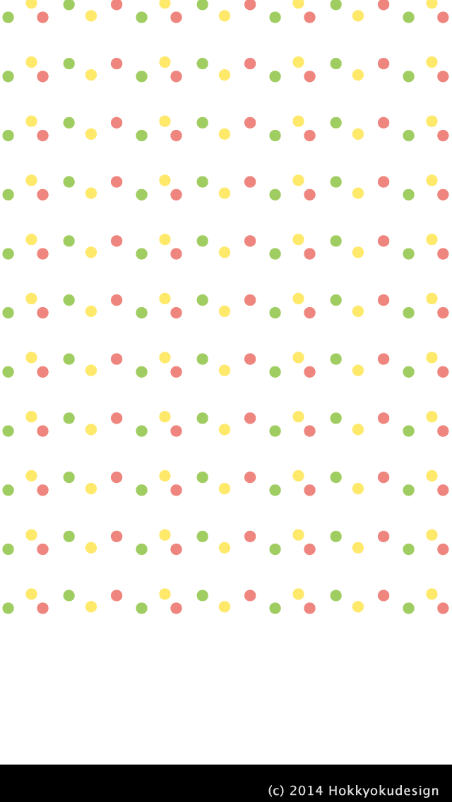 iPhone / Android用壁紙　小さいドット