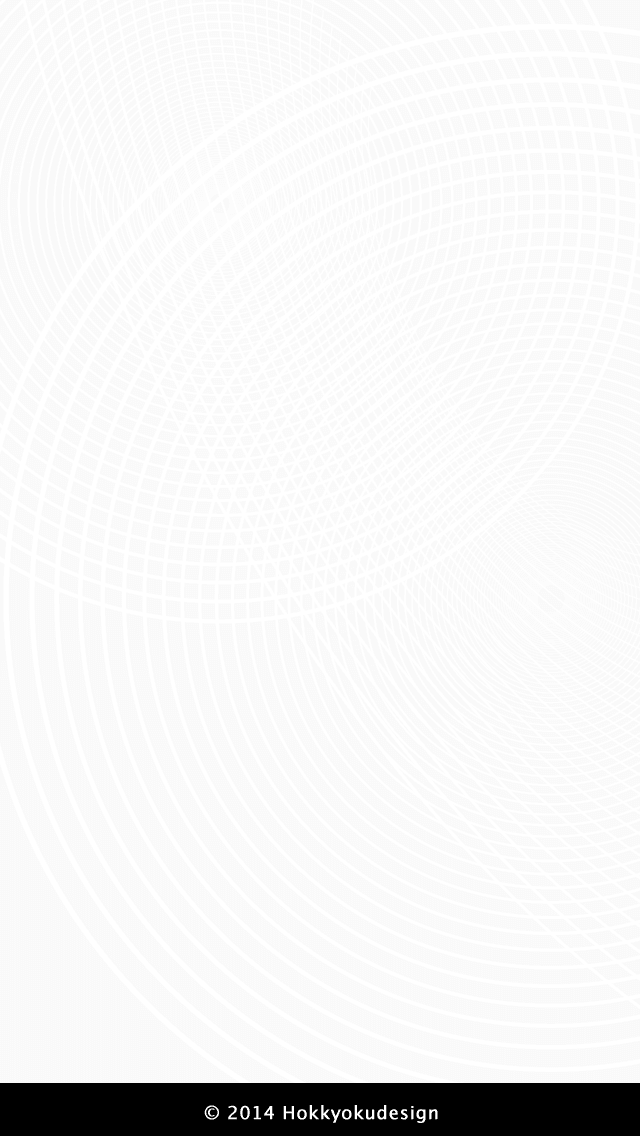 iPhone / Android用壁紙　細いライン　白