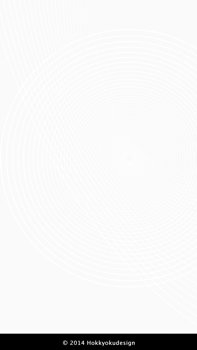 iPhone / Android用壁紙　細いライン　白