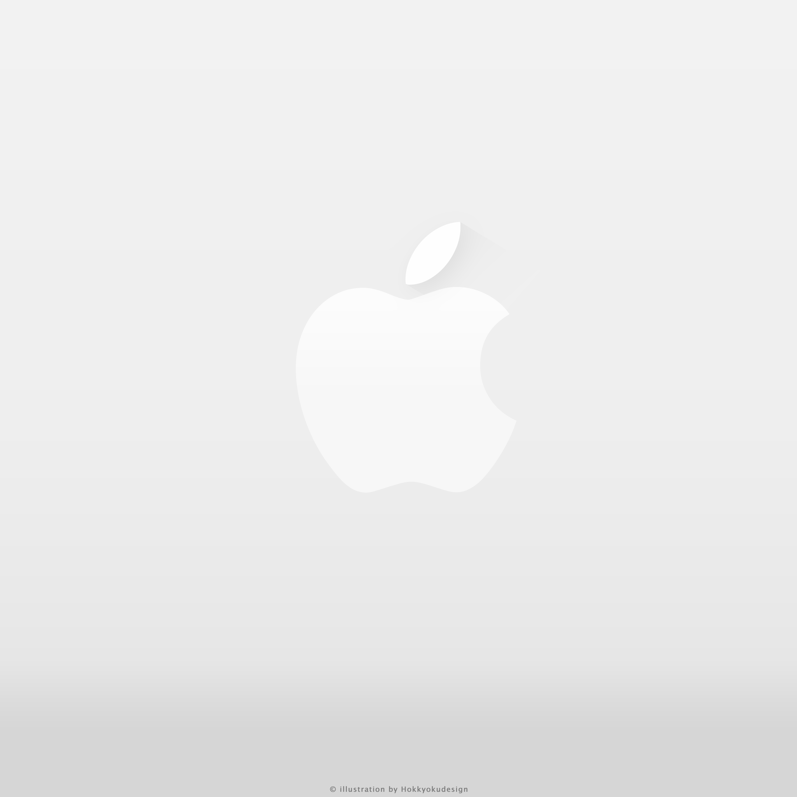 iPhone6,6 Plus用Appleマーク壁紙