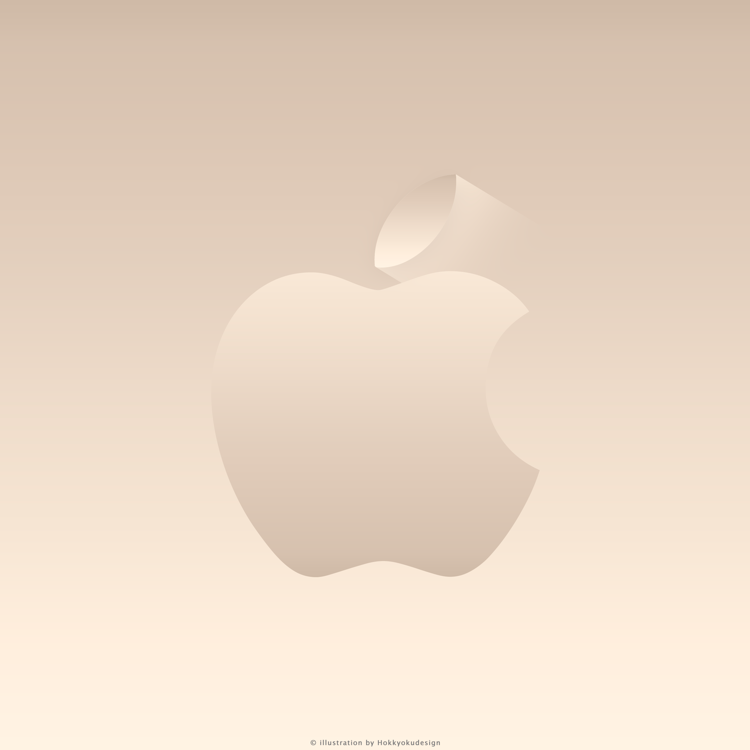 iPhone6,6 Plus用Appleマーク壁紙