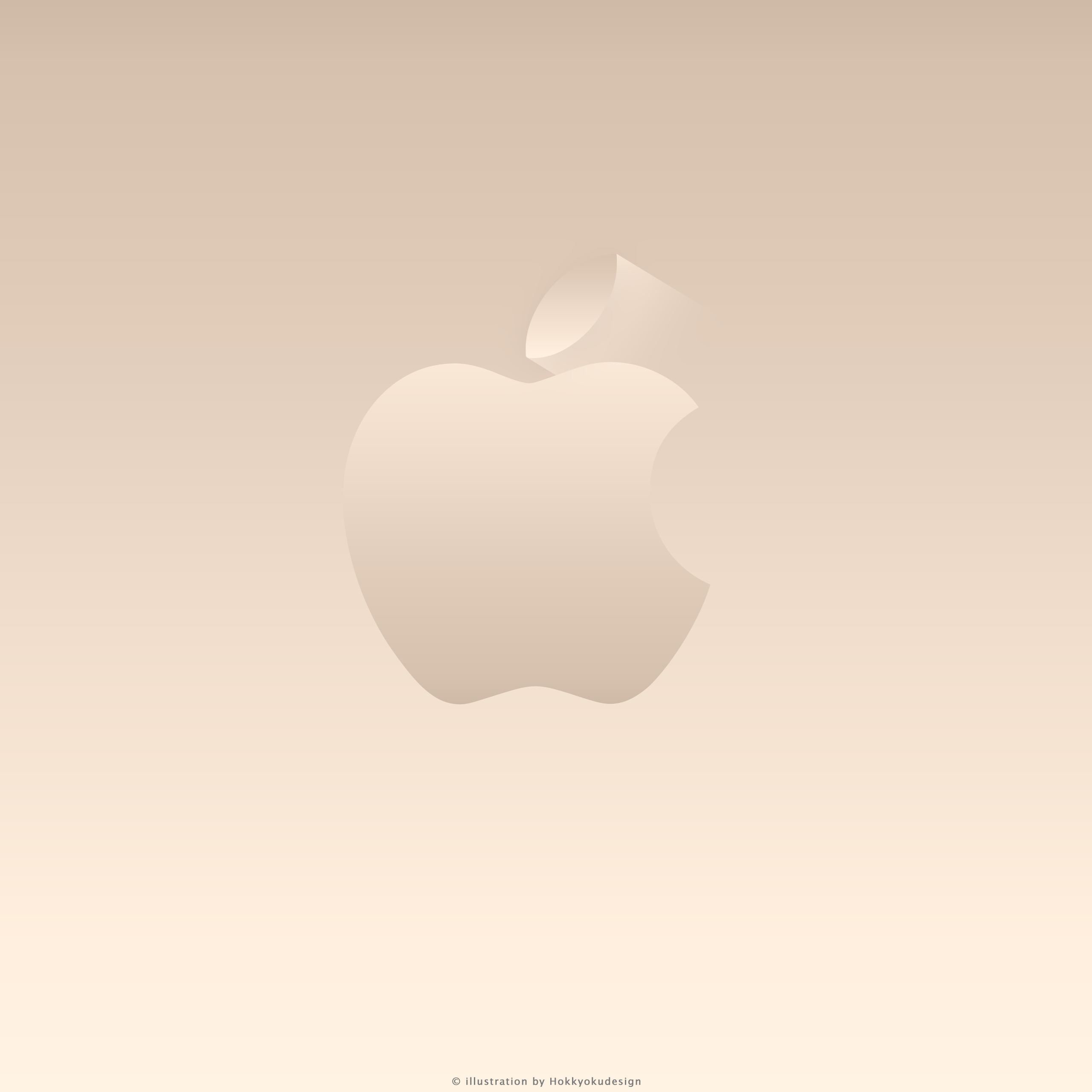 iPhone6,6 Plus用Appleマーク壁紙