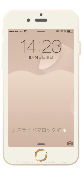 iPhone8/7/6 Plus Apple壁紙　iOS