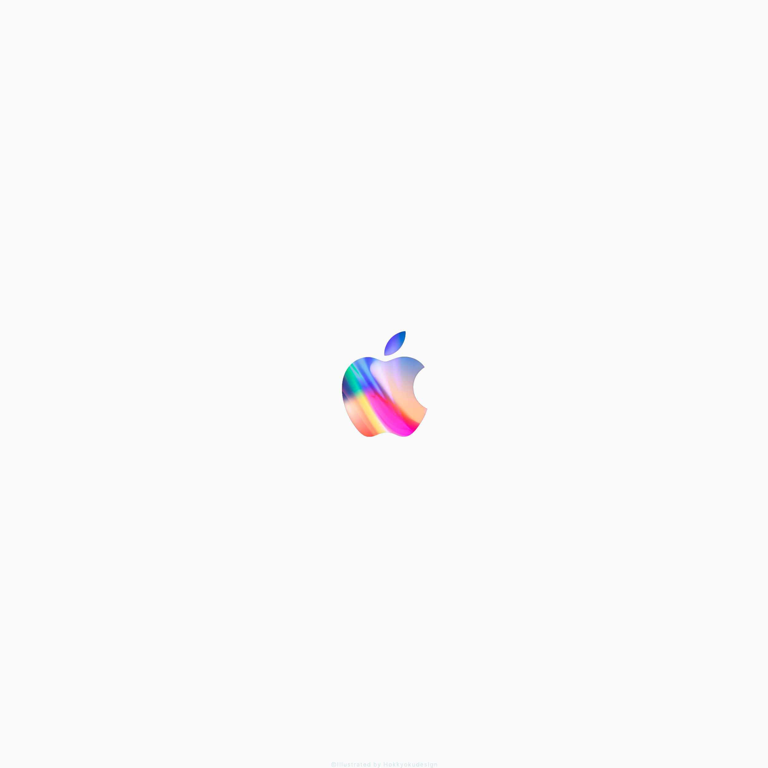 iPhone X/8/8Plusの壁紙 Appleマーク