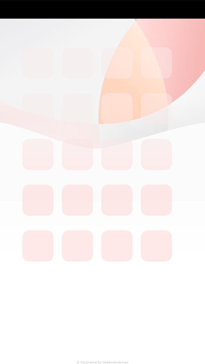 iPhone5,5s,5c,iPhone SE用ドックが消える壁紙　Appleマーク