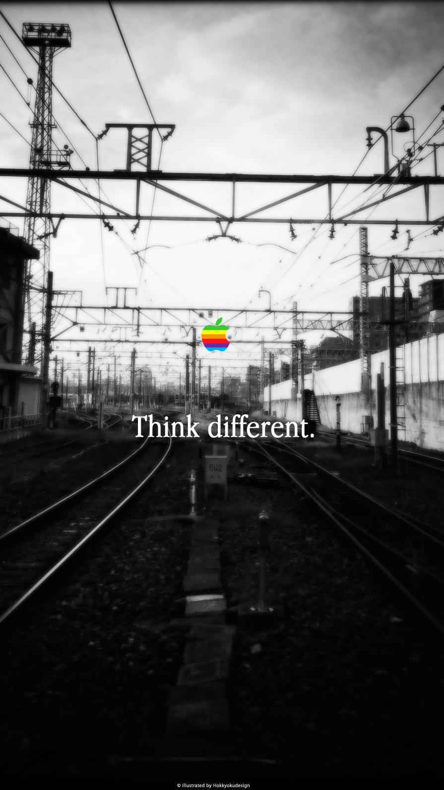iPhone / Android用壁紙　Think different 2016