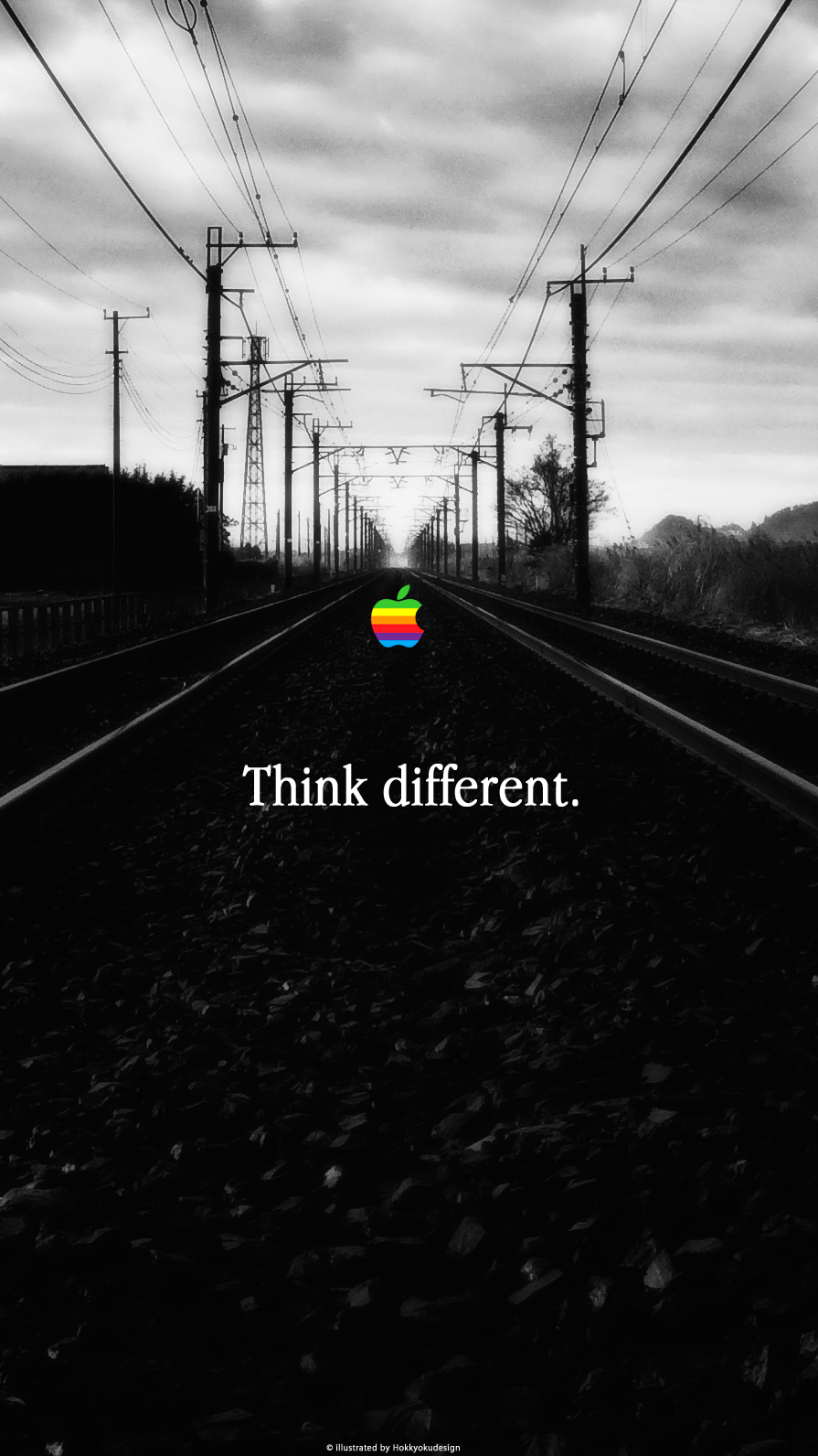 iPhone / Android用壁紙　Think different 2016