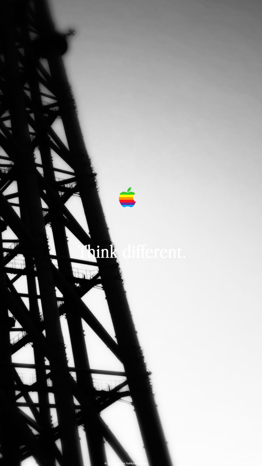 iPhone / Android用壁紙　Think different 2016