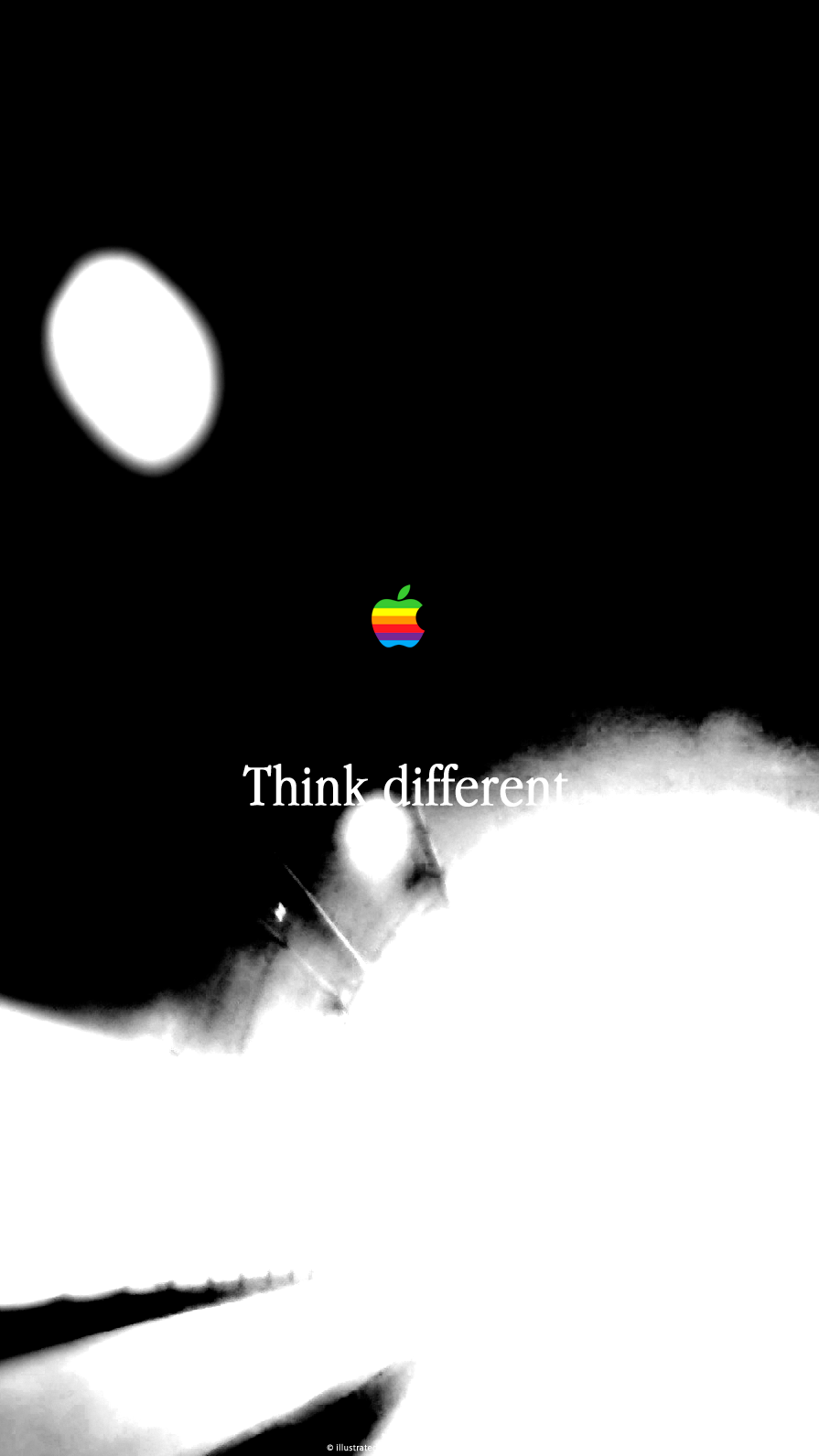 iPhone / Android用壁紙　Think different 2016