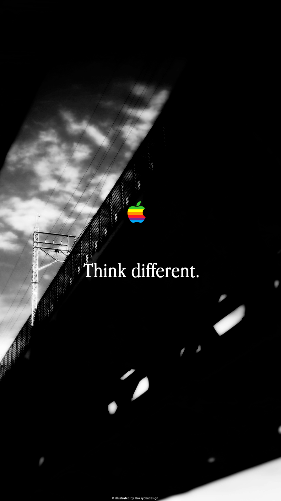 iPhone / Android用壁紙　Think different 2016