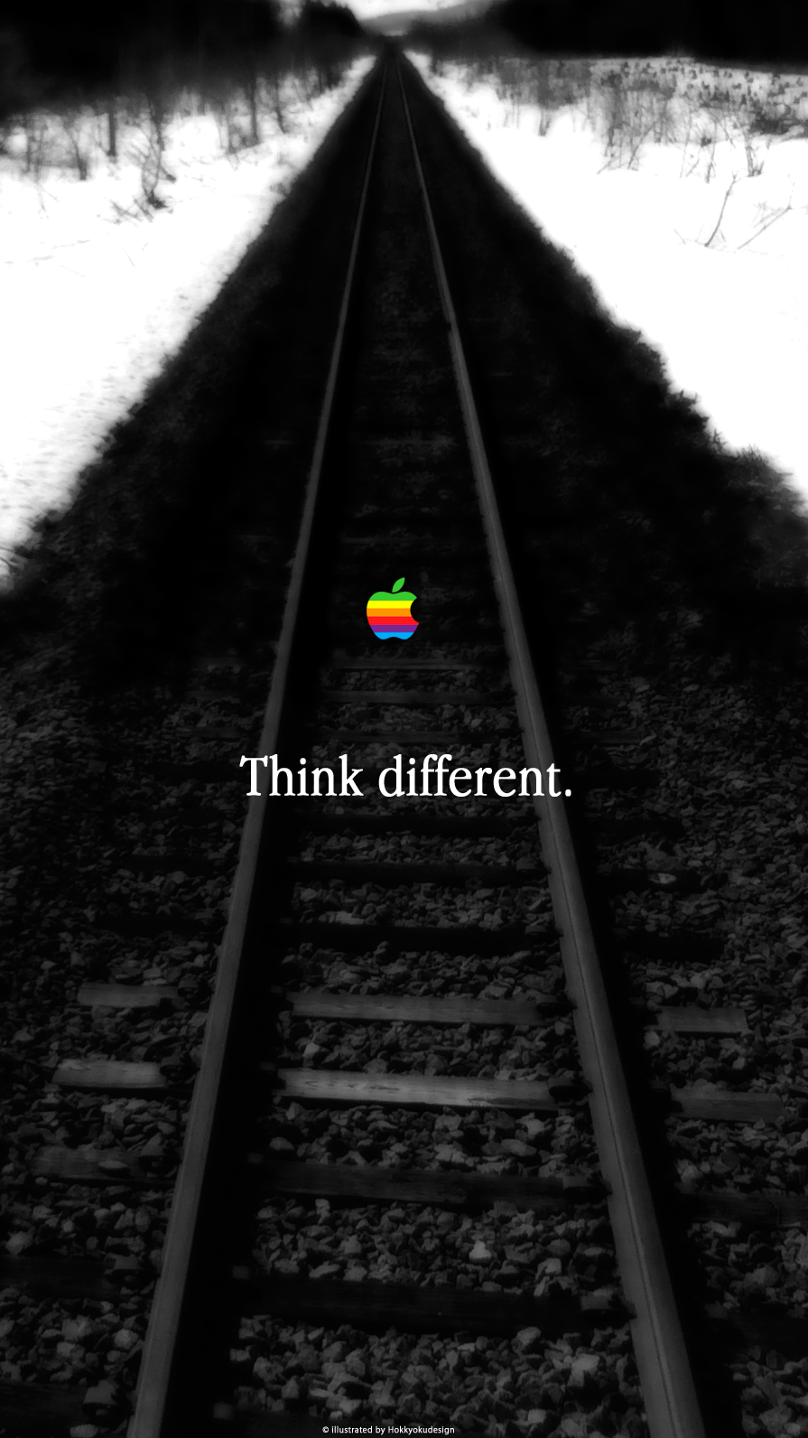 iPhone / Android用壁紙　Think different 2016