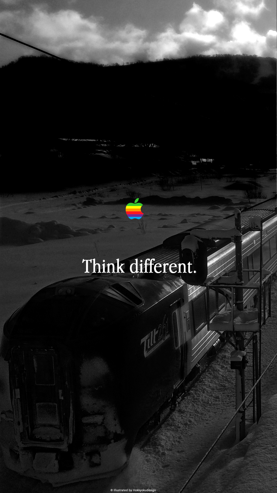 iPhone / Android用壁紙　Think different 2016