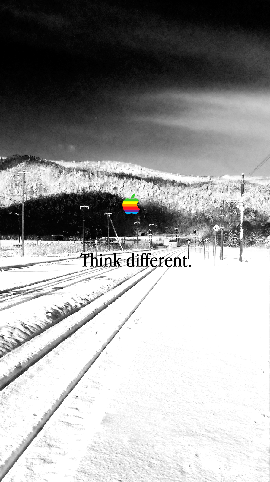 iPhone / Android用壁紙　Think different 2016
